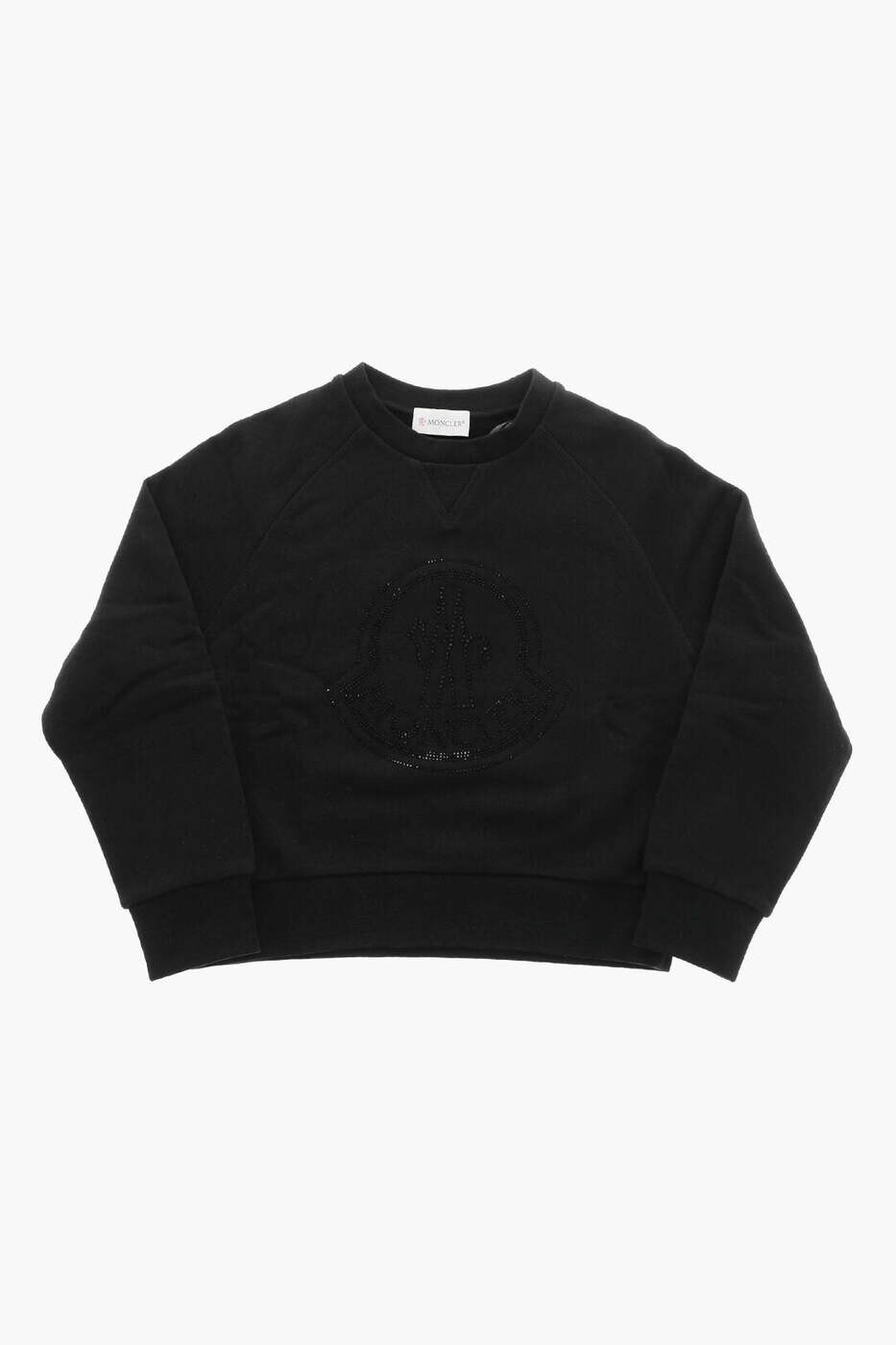 モンク軌跡 MONCLER クルーネックスウェットシャツ 調教師 ガールズ 黒いこと Crew neck sweatshirts 8G00020899なおなお書き999 関税 貨物輸送無料 dk