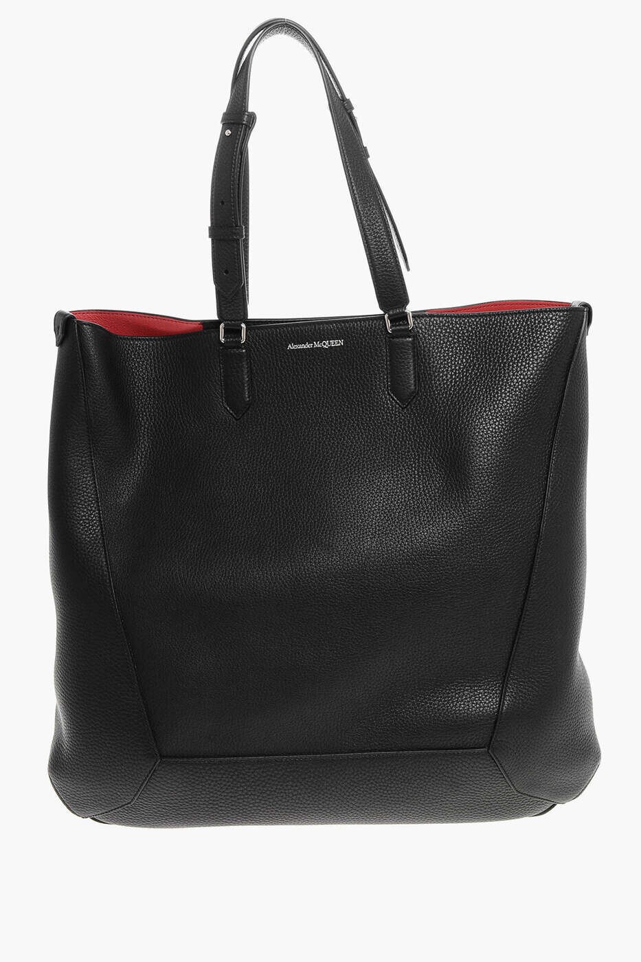 アレキサンダー マックイーン ALEXANDER MCQUEEN トートバッグ メンズ 黒いこと Tote bags 7581411AAPO1000 関税 貨物輸送無料 dk