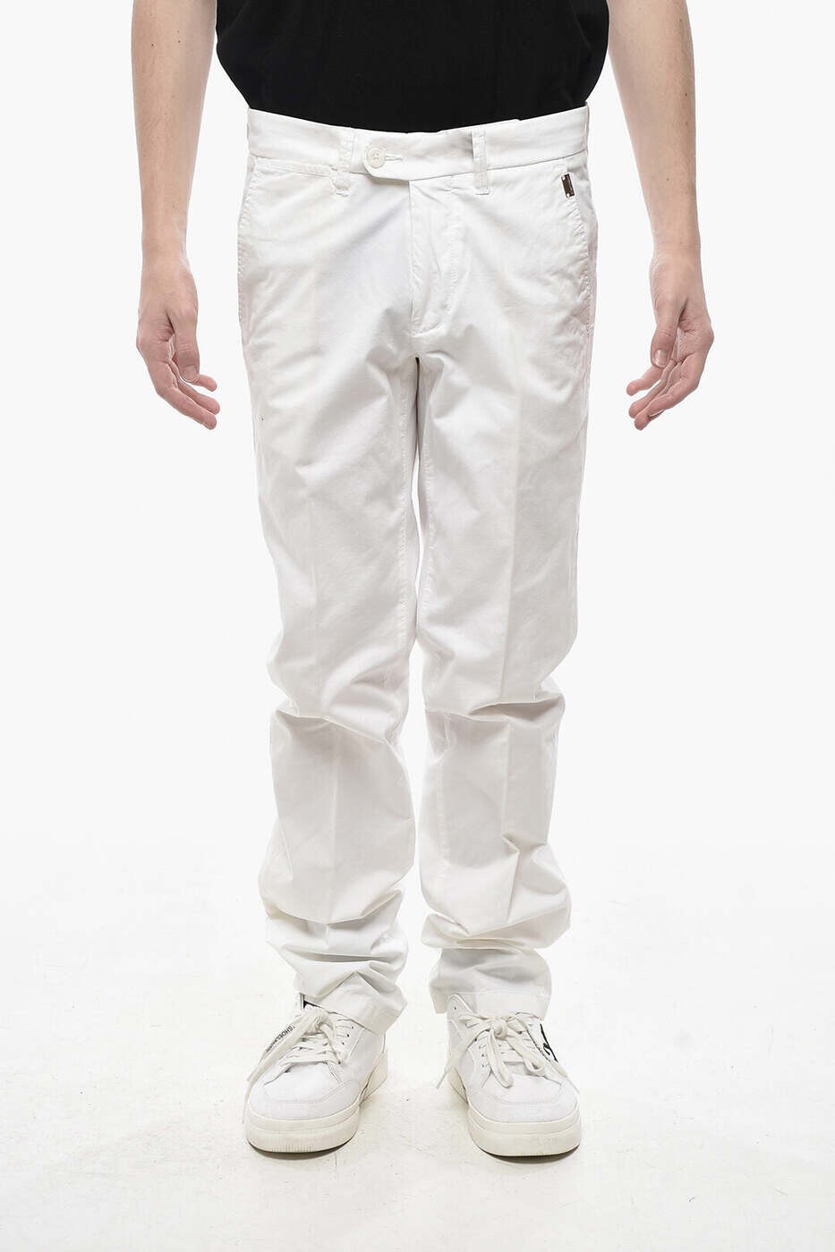 コルネリアーニ CORNELIANI ズボン パンツ メンズ ホワイト Trousers 774EG7 6120168 028 関税 送料無料 dk｜BRANDSHOP「il Tesoro」