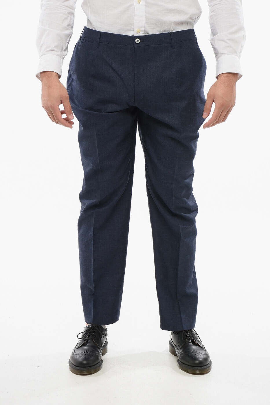 コルネリアーニ CORNELIANI ズボン パンツ メンズ ブルー Trousers 814222 8114160 004 関税 送料無料 dk|BRANDSHOP「il Tesoro」