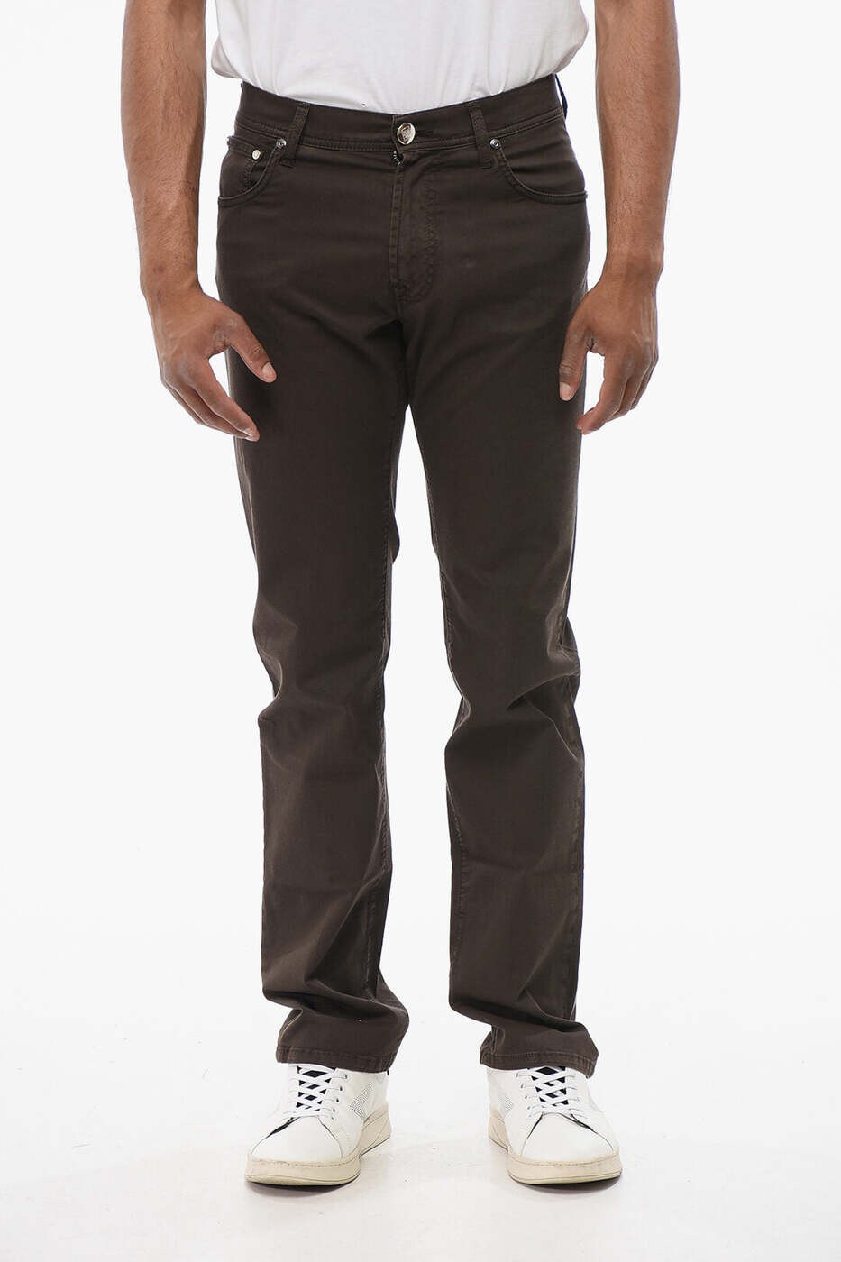 コルネリアーニ CORNELIANI デニム メンズ ブラウン Jeans 754JD4 5120149 031 関税 送料無料 dk｜BRANDSHOP「il Tesoro」