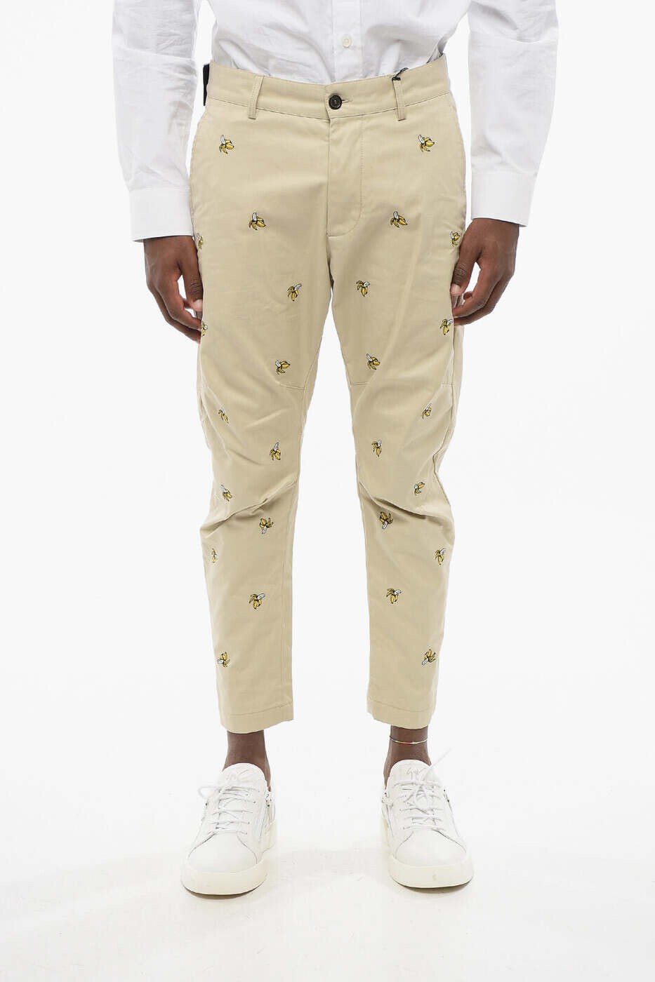 ディースクエアード DSQUARED2 ズボン パンツ メンズ ベージュ Trousers S71KB0607 S41794 806 関税 送料無料 dk｜BRANDSHOP「il Tesoro」