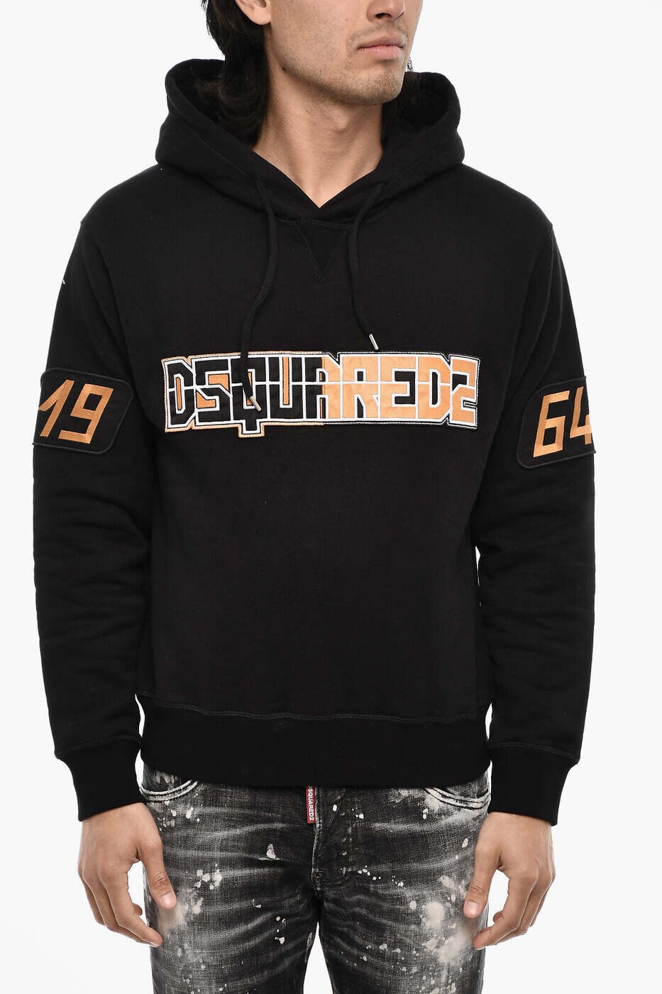 ディースクエアード DSQUARED2 トレイナー 調教師 メンズ 黒いこと Sweatshirts S71GU0599 S25516 900 関税 貨物輸送無料 dk