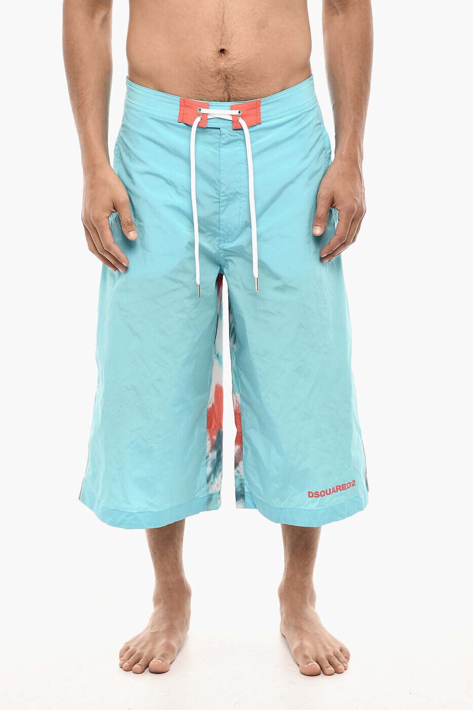 ディースクエアード DSQUARED2 水泳着 スイムウェア メンズ 青碧 Swimwear D7BM35060 ISA01 447 関税 貨物輸送無料 dk