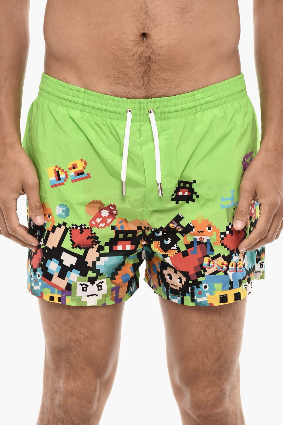 ディースクエアード DSQUARED2 水泳着 スイムウェア メンズ 緑であること Swimwear D7B645310 ISA01 320 関税 貨物輸送無料 dk