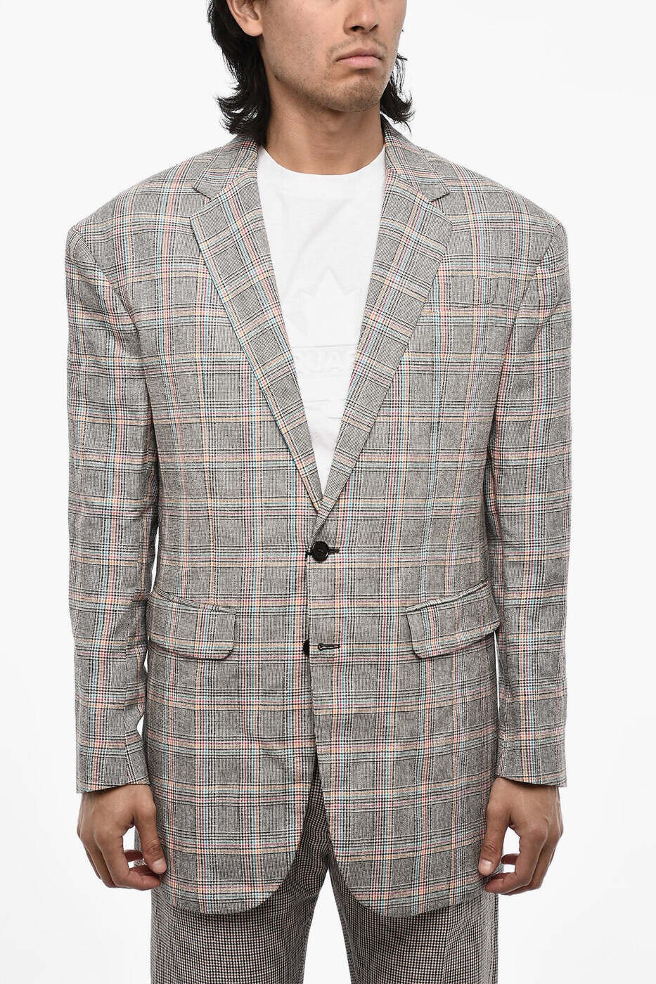 ディースクエアード DSQUARED2 フォーマル 背広 メンズ マルチ色つや Formal Outfits S71BN0914 S76608 001F 関税 貨物輸送無料 dk