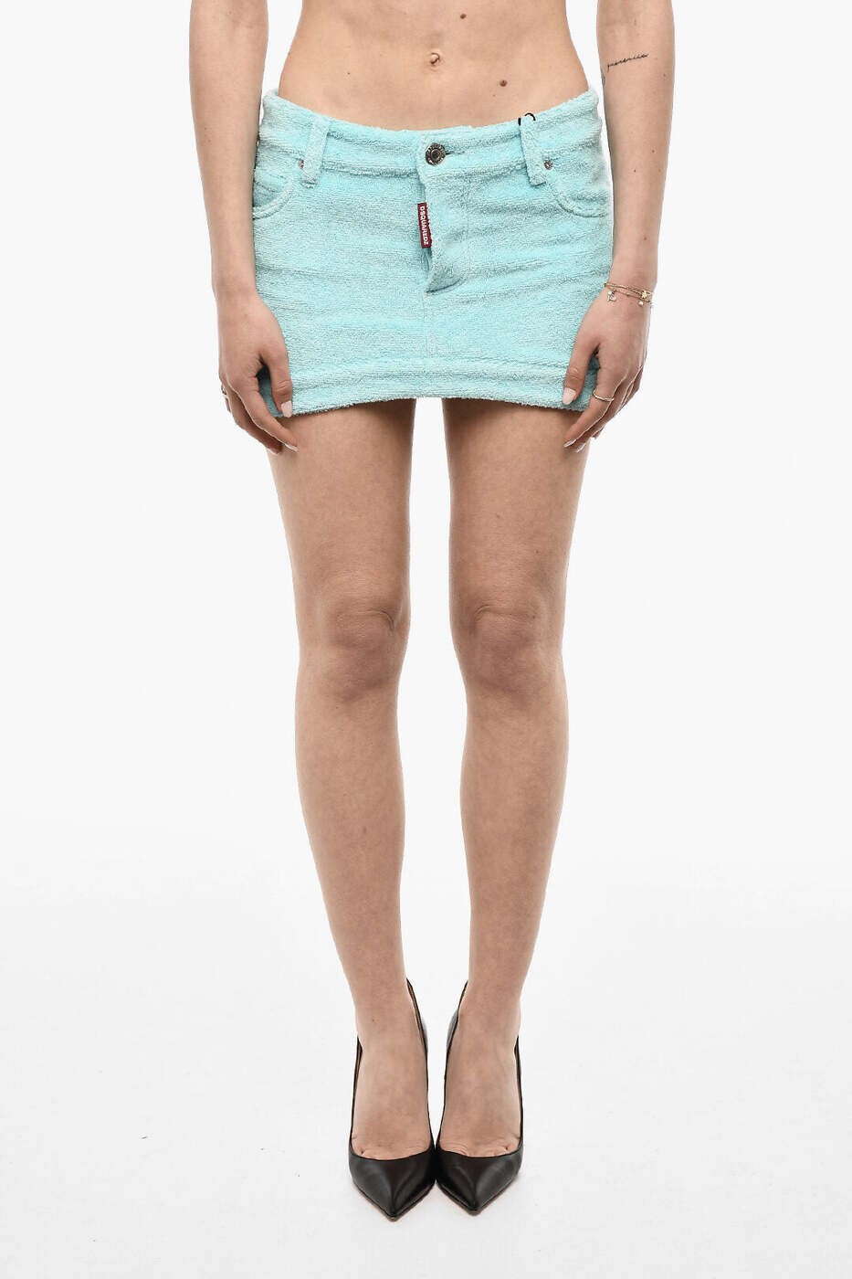 ディースクエアード DSQUARED2 スカート レディース ブルー Skirts S72MA0938 S76637 512 関税 送料無料 dk｜BRANDSHOP「il Tesoro」