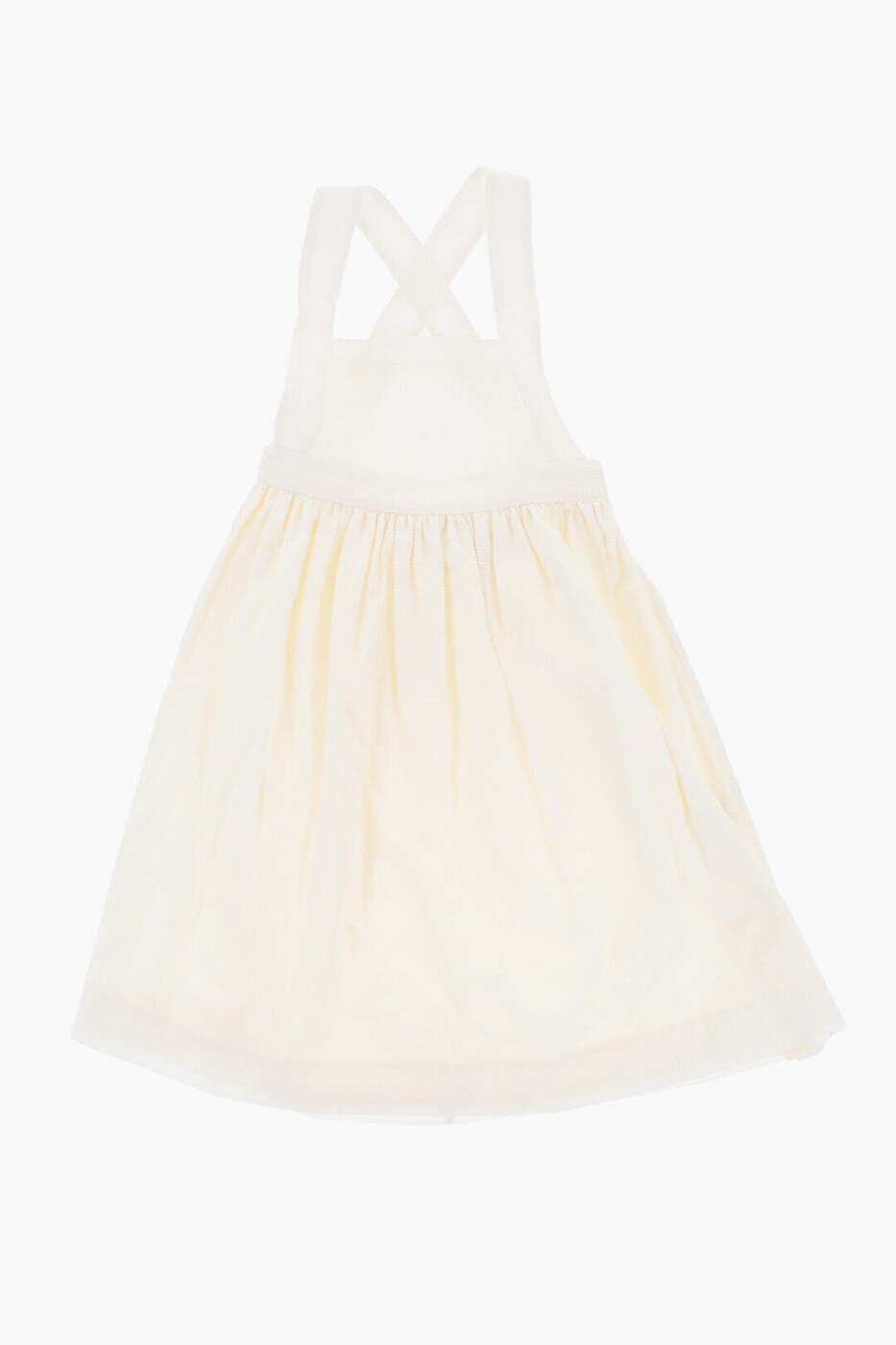 ボンポワン BONPOINT ロング御召しもの 御召しもの ガールズ 白いこと Long dresses S04GDRW00013CO 003 関税 貨物輸送無料 dk