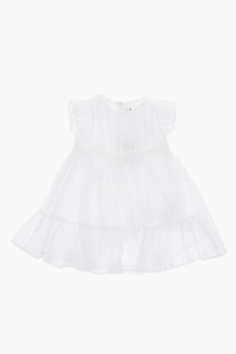 イルグッフォ IL GUFO ロングお召しもの お召しもの ガールズ 白いこと Long dresses P24VM752C0003-BCO 010 関税 貨物輸送無料 dk