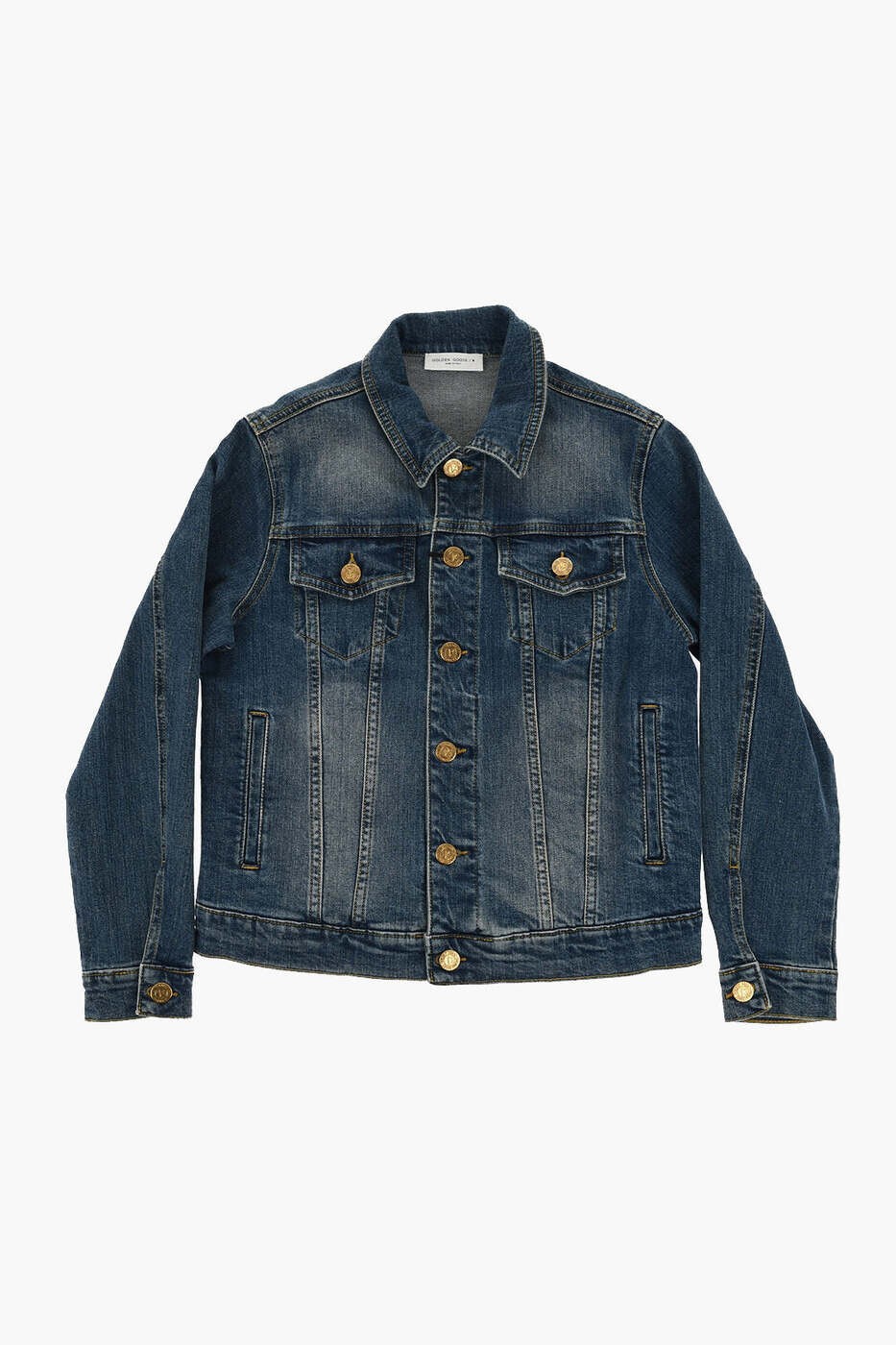 ゴールデングース GOLDEN GOOSE バイカージャケット 上衣 ガールズ 青碧 Biker jackets GKP01857P001536 50765 関税 貨物輸送無料 dk
