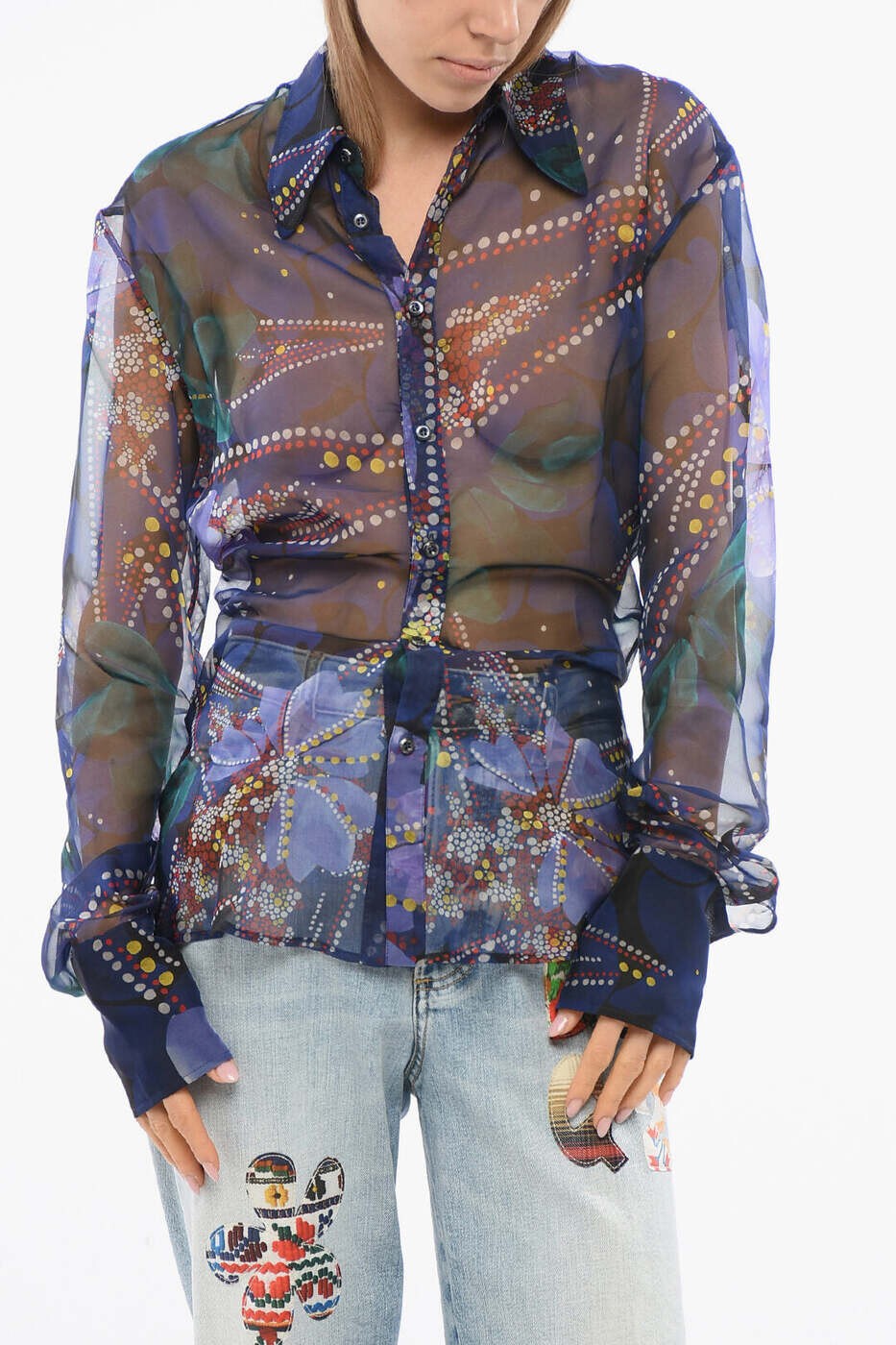 ディースクエアード DSQUARED2 シャツ レディース Shirts S72DL0711 S76473 001S 関税 送料無料 dk｜BRANDSHOP「il Tesoro」 43,875円