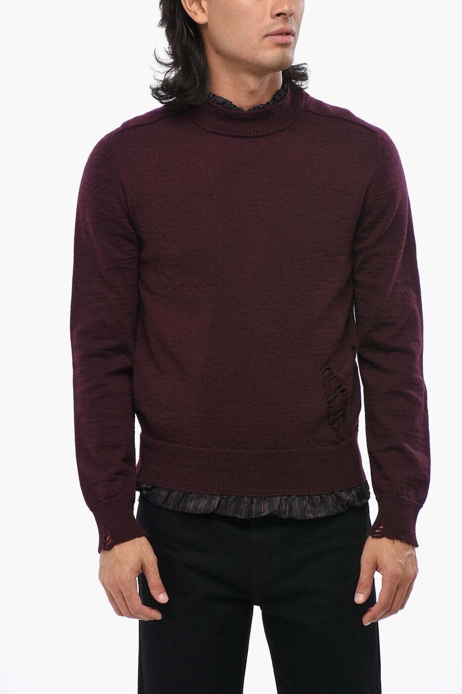 メゾン マルジェラ MAISON MARGIELA セーター ニットウェア メンズ レッド Knitwear S50HA1006 S17784 359 関税 送料無料 dk
