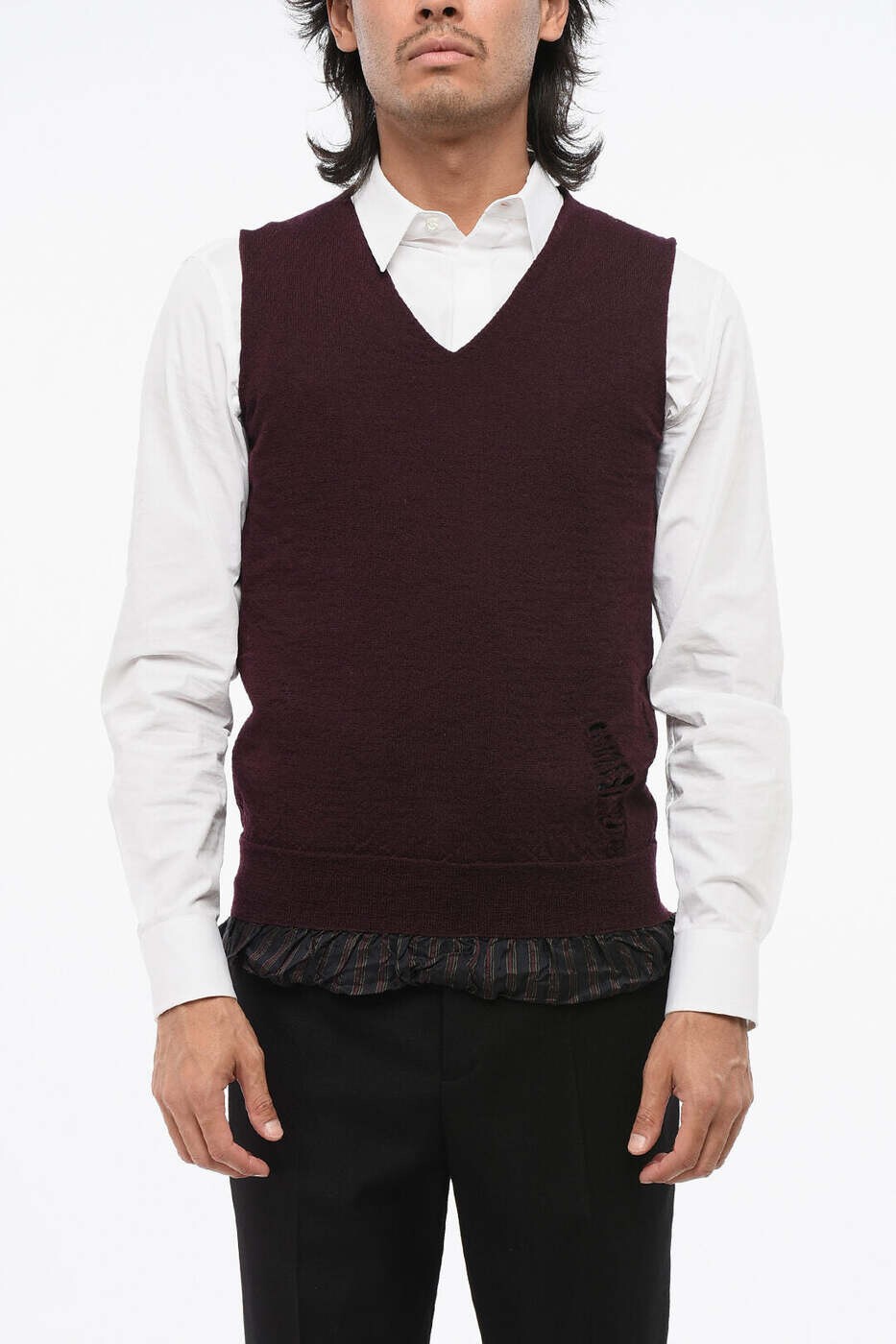メゾン マルジェラ MAISON MARGIELA セーター ニットウェア メンズ レッド Knitwear S50HA1009 S17784 359 関税 送料無料 dk｜BRANDSHOP「il Tesoro」