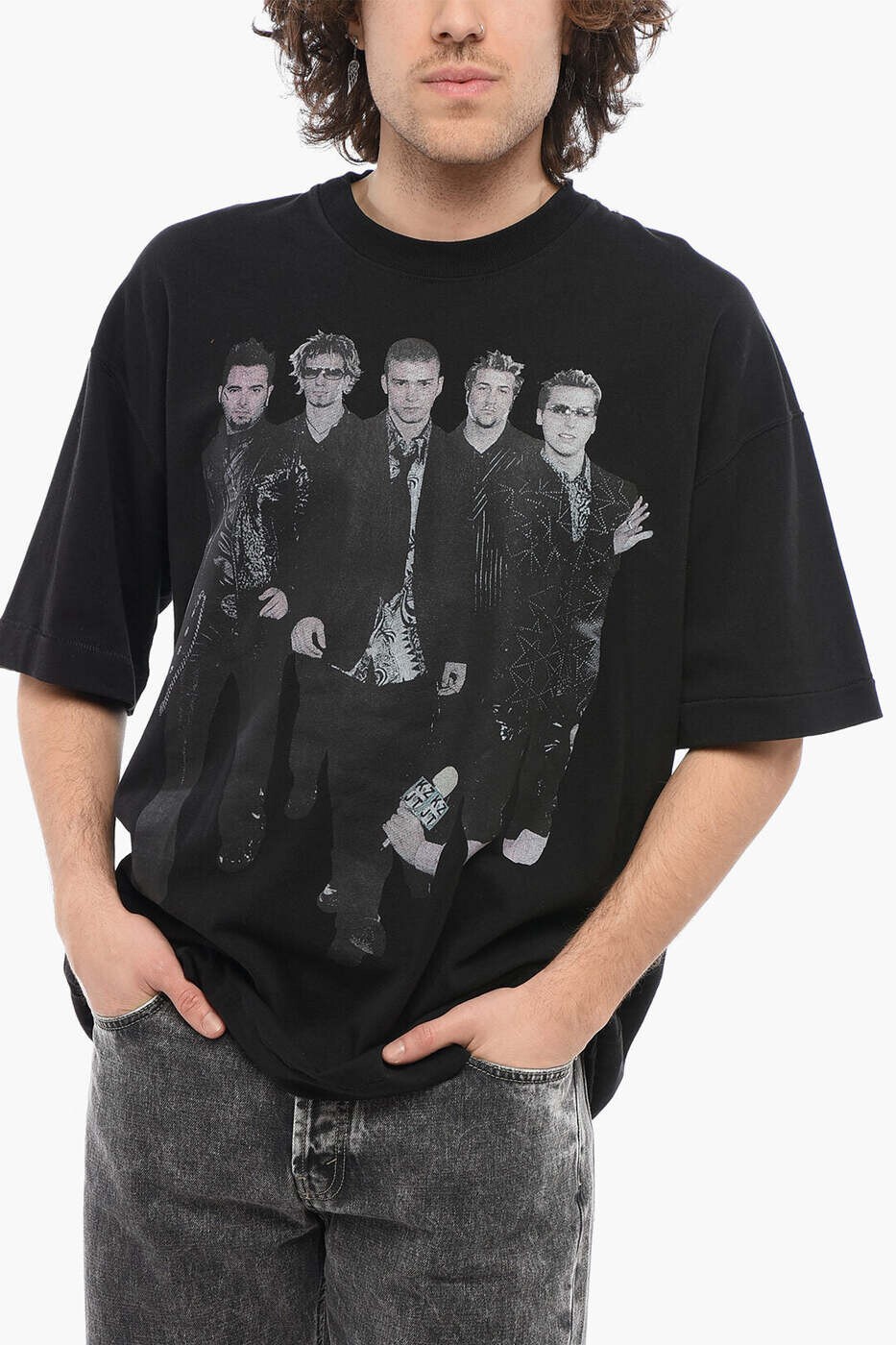 1989 STUDIO Tシャツ メンズ ブラック T-shirts D07.NSYNC.04 BLK 関税 送料無料 dk｜BRANDSHOP「il Tesoro」