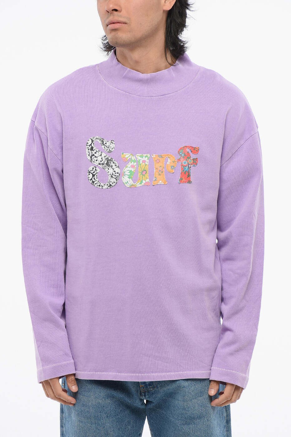 イーアールエル ERL トレーナー 調教師 メンズ パープル Sweatshirts ERL08T009CO PU 関税 貨物輸送無料 dk