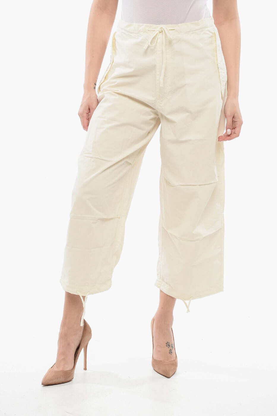 AUTRY ズボン パンツ レディース ベージュ Trousers PAPW583SCREAM 関税 送料無料 dk