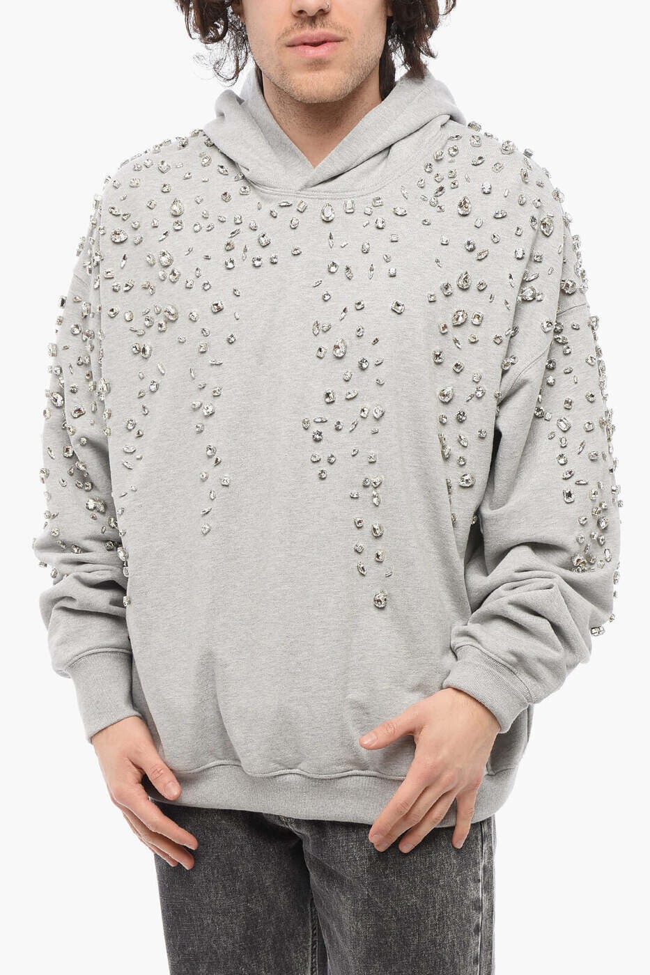 1989 STUDIO トレイナー 調教師 メンズ 薄墨色 Sweatshirts SS24.68CO OG 関税 貨物輸送無料 dk