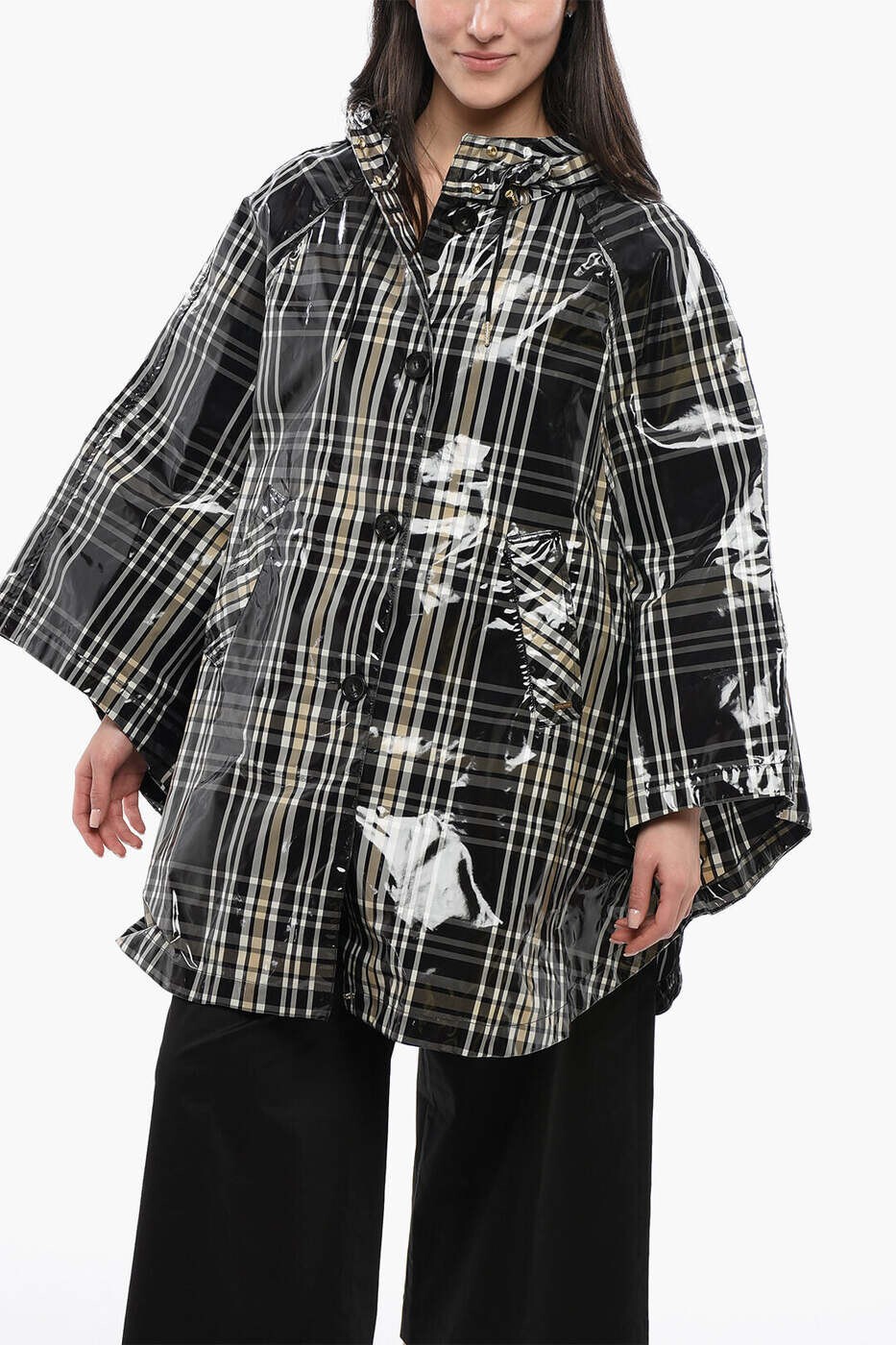 ウールリッチ WOOLRICH トレンチコート コート レディース ブラック Coats and trench coats CFWWOU0444FRUT2650 1913 関税 送料無料 dk|BRANDSHOP「il Tesoro」