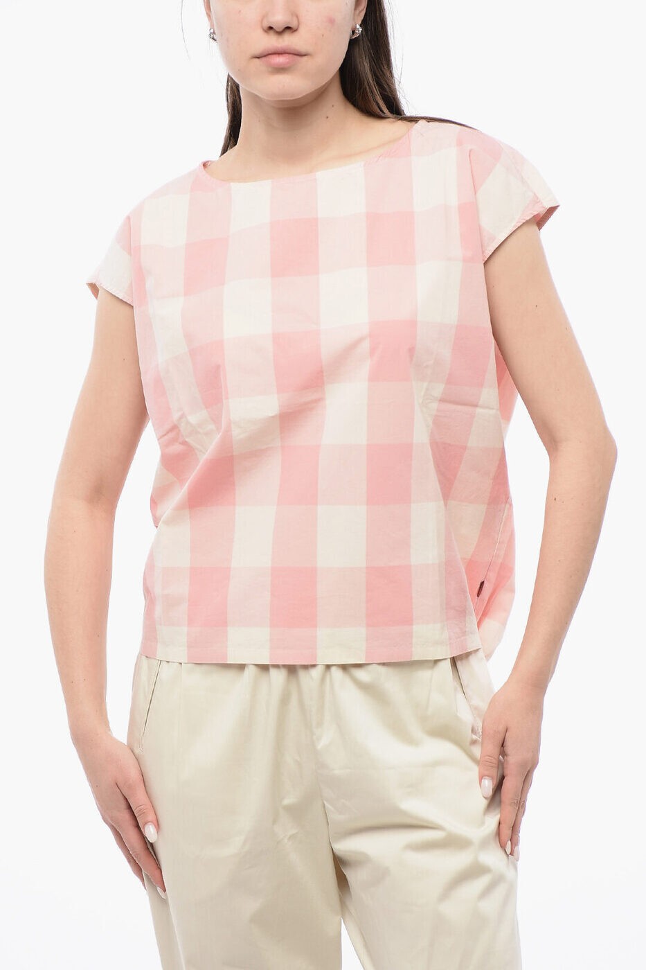 羊毛分限者 WOOLRICH プルオーバー トップス レディース 白いこと T-shirts and tops CFWWSI0060FRUT2103 4342 関税 貨物輸送無料 dk