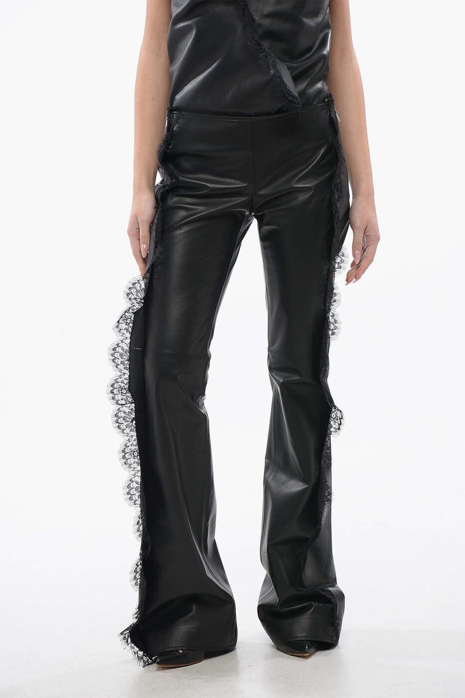 オフホワイト OFF WHITE ズボン パンツ レディース ブラック Trousers OWJB040S24LEA0011000 関税 送料無料 dk|BRANDSHOP「il Tesoro」