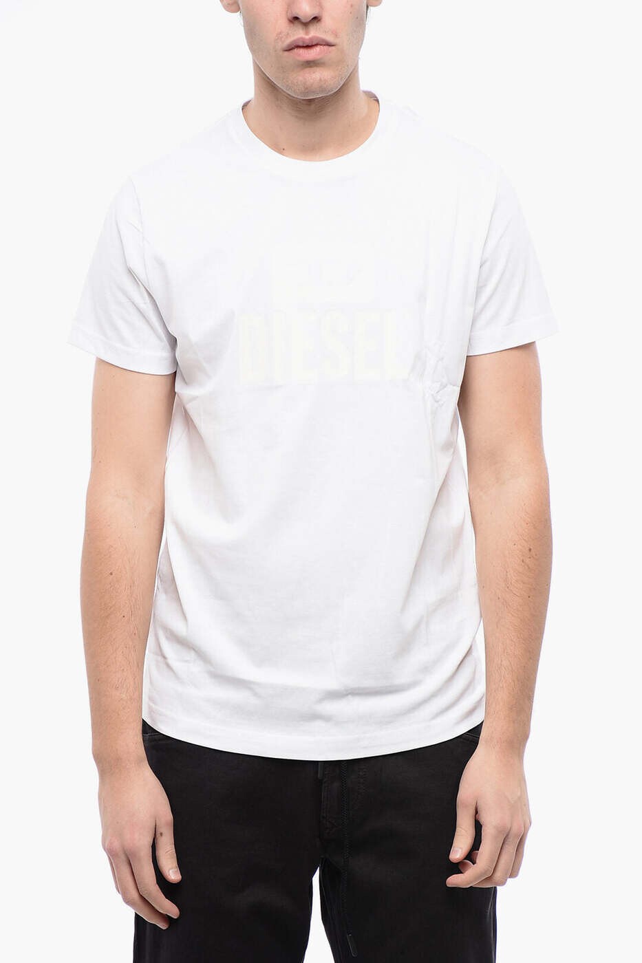 ディーゼル DIESEL プルオーバー メンズ 白いこと T-shirts A09753 RPATI 100 関税 貨物輸送無料 dk
