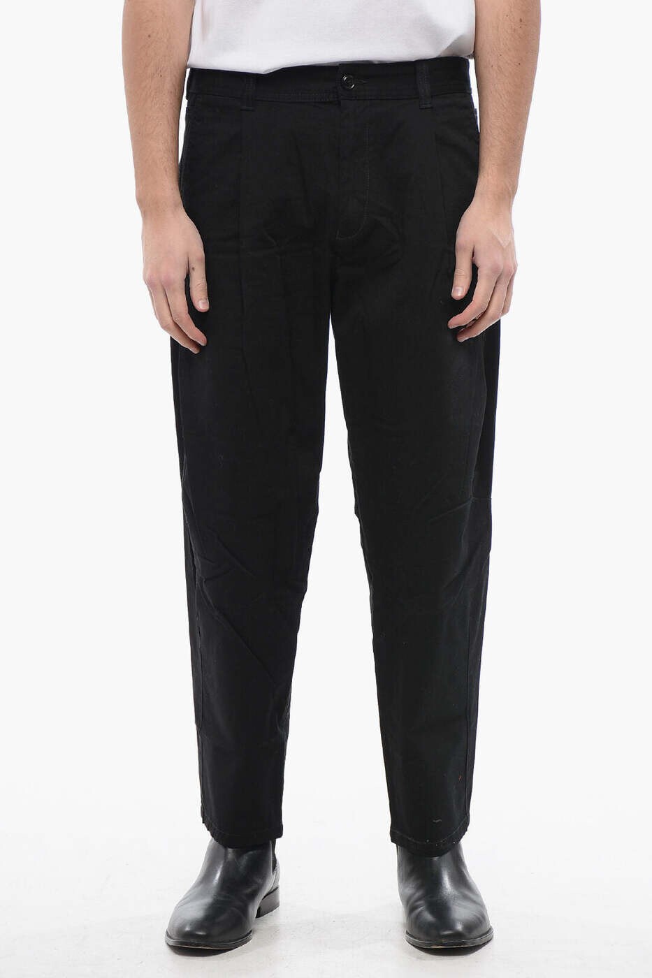 ディーゼル DIESEL ズボン パンツ メンズ ブラック Trousers A11096 0HJAH 9XX 関税 送料無料 dk｜BRANDSHOP「il Tesoro」