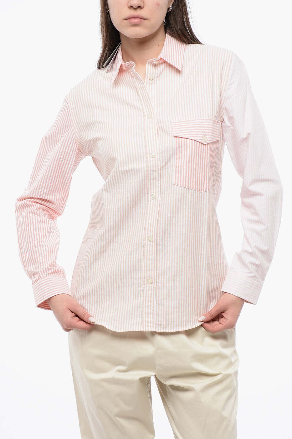 ウールリッチ WOOLRICH シャツ レディース オレンジ Shirts CFWWSI0055FRUT2110 2104 関税 送料無料 dk