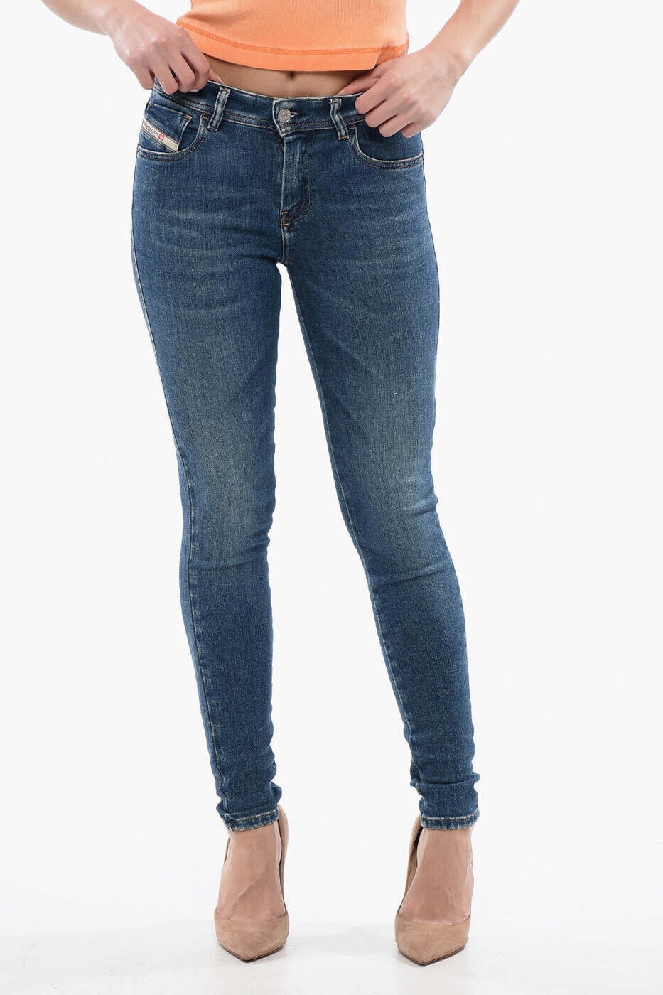 ディーゼル DIESEL デニム レディース ブルー Jeans A04108 09C21 01 関税 送料無料 dk｜BRANDSHOP「il Tesoro」 21,655円