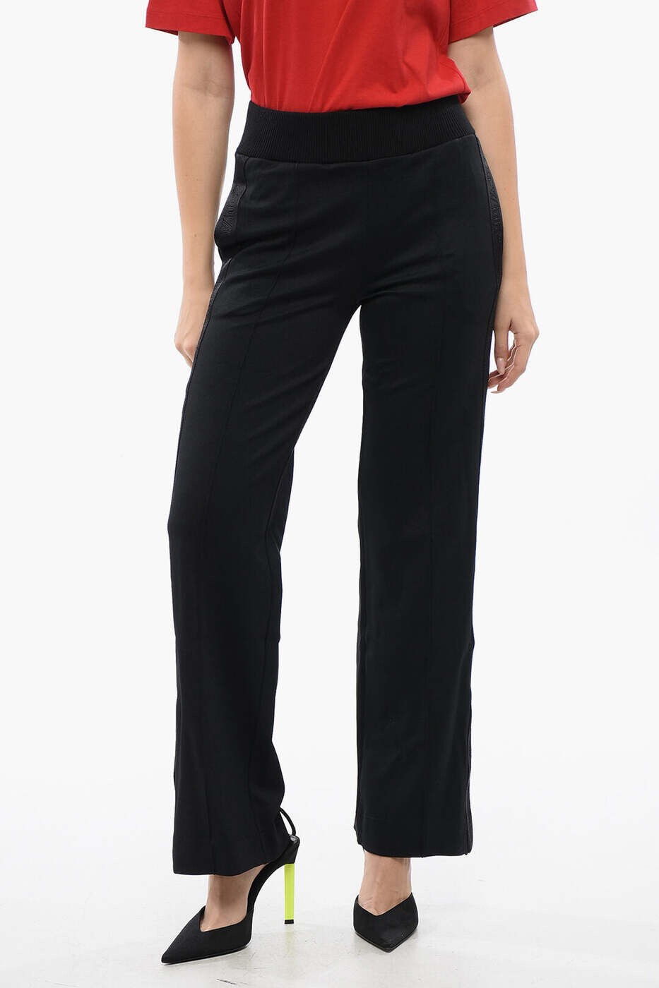 オフホワイト OFF WHITE ズボン パンツ レディース ブラック Trousers OWVI021S24JER0011010 関税 送料無料 dk｜BRANDSHOP「il Tesoro」