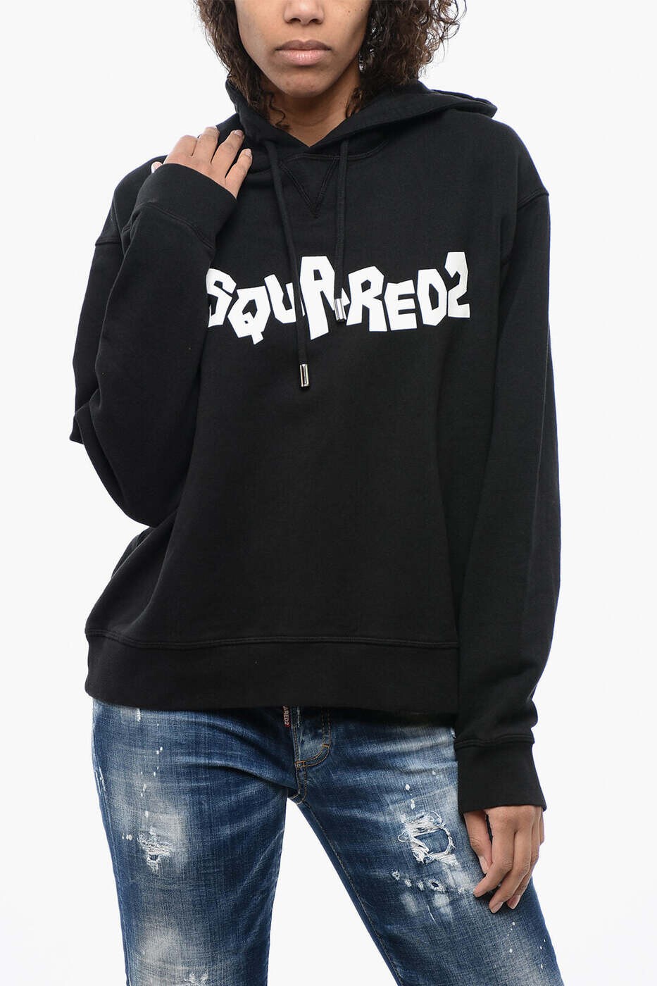 ディースクエアード DSQUARED2 調教師 レディース 黒いこと Sweatshirts S72GU0421 S25539 900 関税 貨物輸送無料 dk