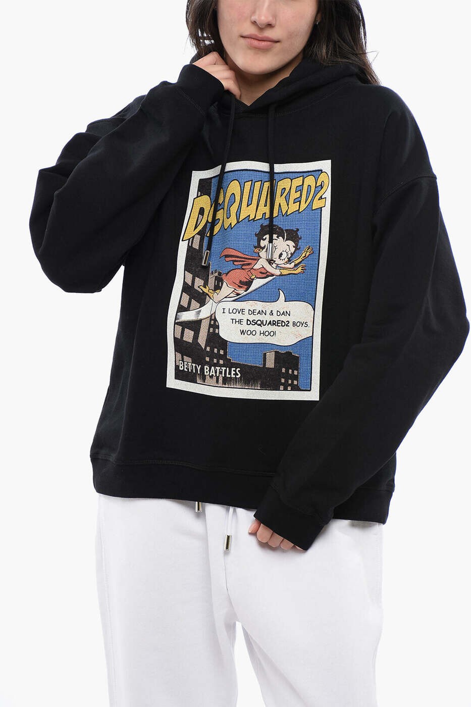 ディースクエアード DSQUARED2 調教師 レディース 黒いこと Sweatshirts S75GU0522 S25551 900 関税 貨物輸送無料 dk