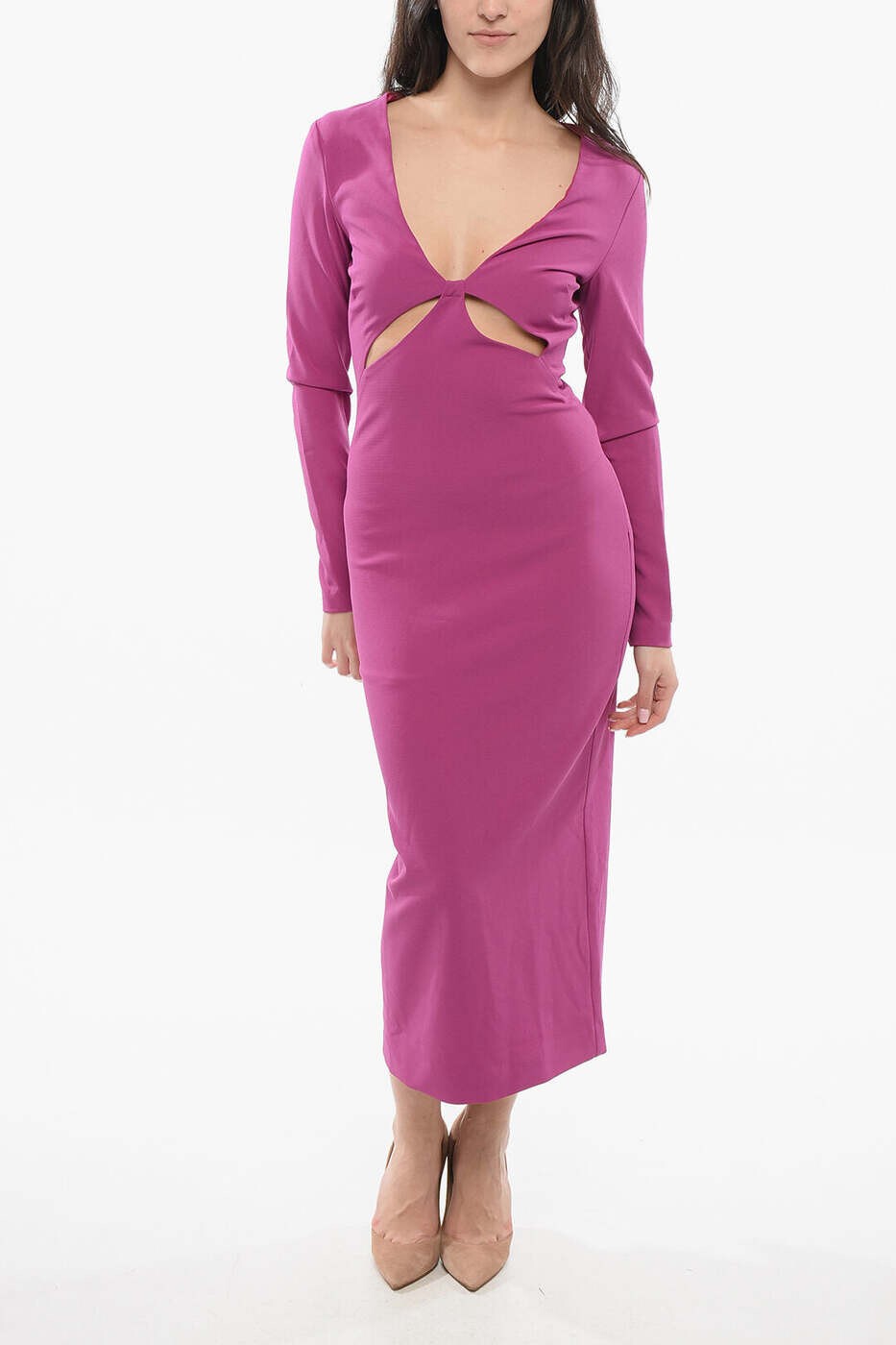 ヴェルサーチ VERSACE ワンピース ドレス レディース パープル Dresses 75HAO916 N0217 312 関税 送料無料 dk|BRANDSHOP「il Tesoro」