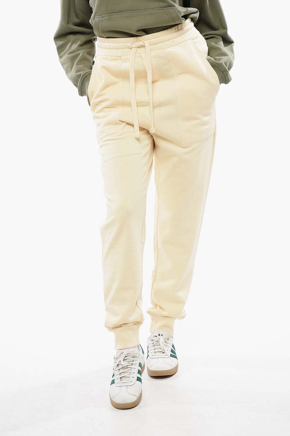 ナヌーシュカ NANUSHKA ズボン ズボン下 レディース 黄色 Trousers NM21SSPA01471 0 CREME 関税 貨物輸送無料 dk