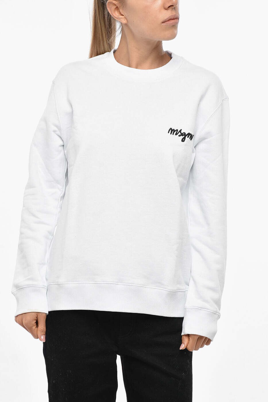 エムエスジーエム MSGM 調教師 レディース 白いこと Sweatshirts 2000MDM543 200000 01 関税 貨物輸送無料 dk