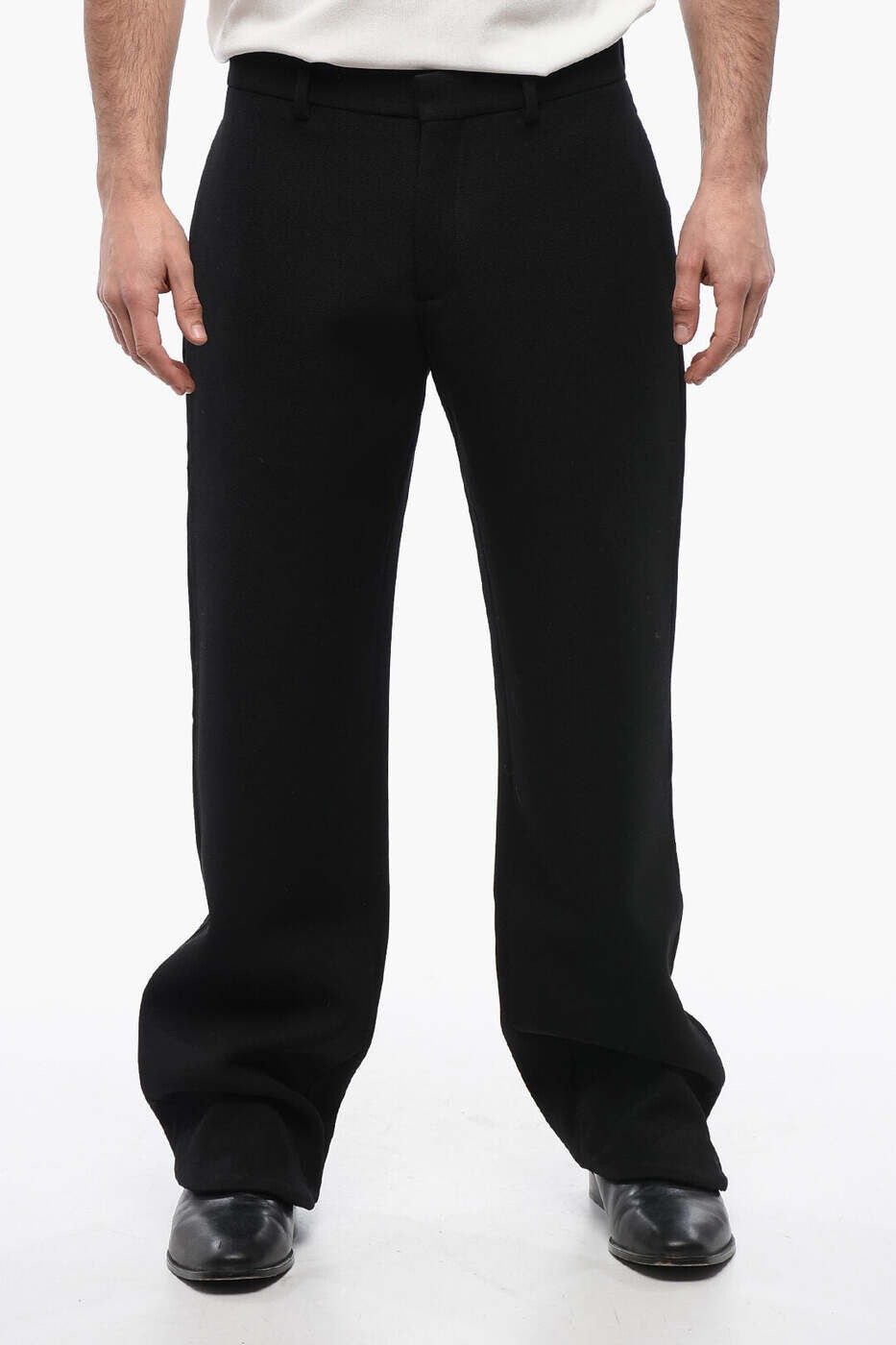 オフホワイト OFF WHITE ズボン パンツ メンズ ブラック Trousers OMCA280F23 FAB001 1010 関税 送料無料 dk｜BRANDSHOP「il Tesoro」