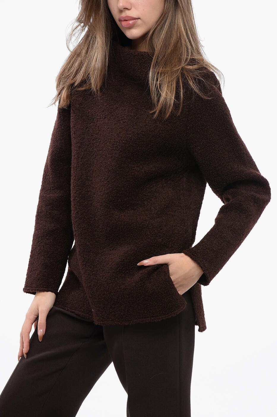 ジルサンダー JIL SANDER セーター ニットウェア レディース ブラウン Knitwear J03NC0203 J20110 602 関税 送料無料 dk｜BRANDSHOP「il Tesoro」