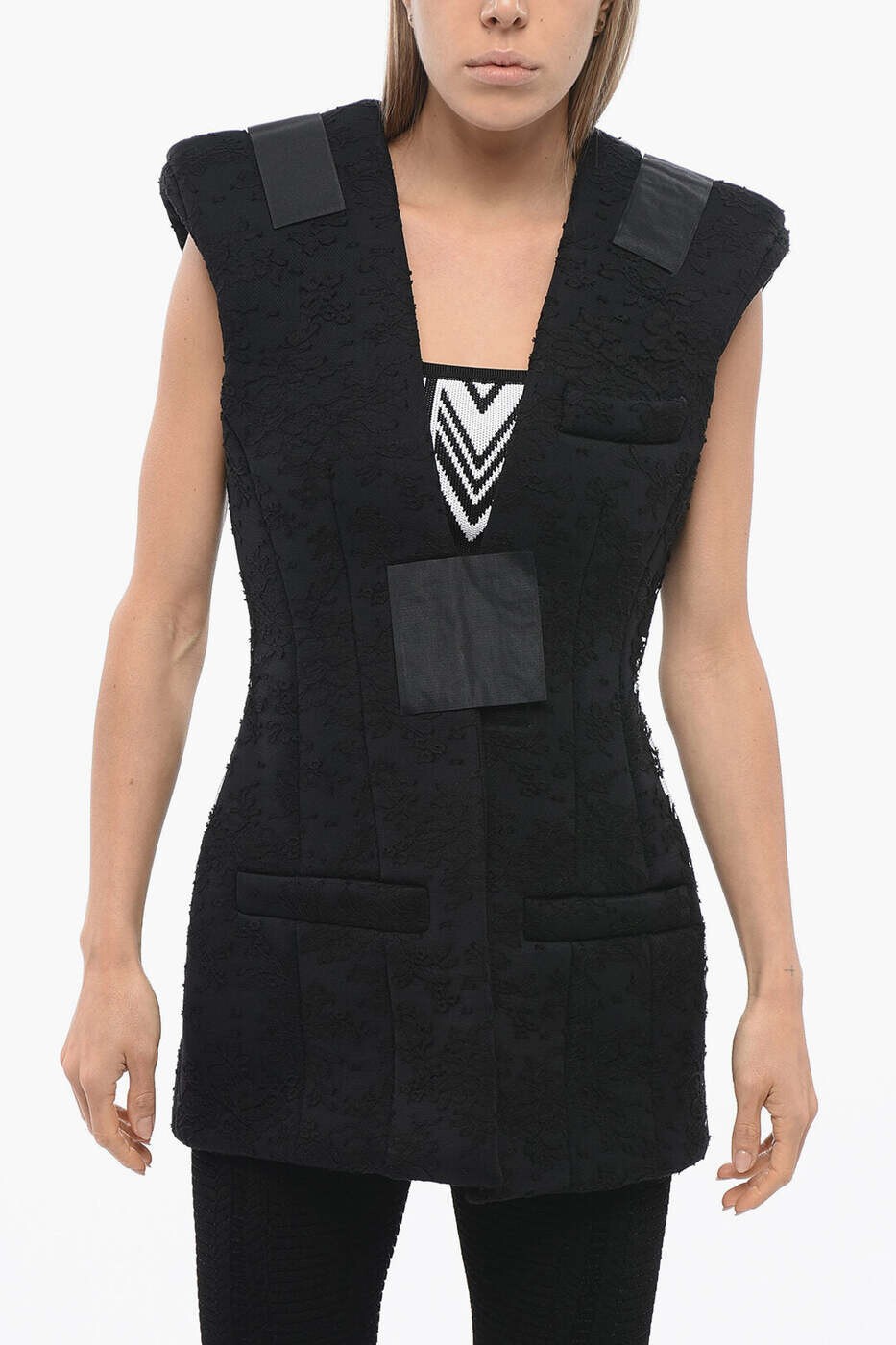 バルマン BALMAIN 背広上衣 背広 上衣 レディース 黒いこと Suit Jackets YF0SA165MB82 0PA 関税 貨物輸送無料 dk