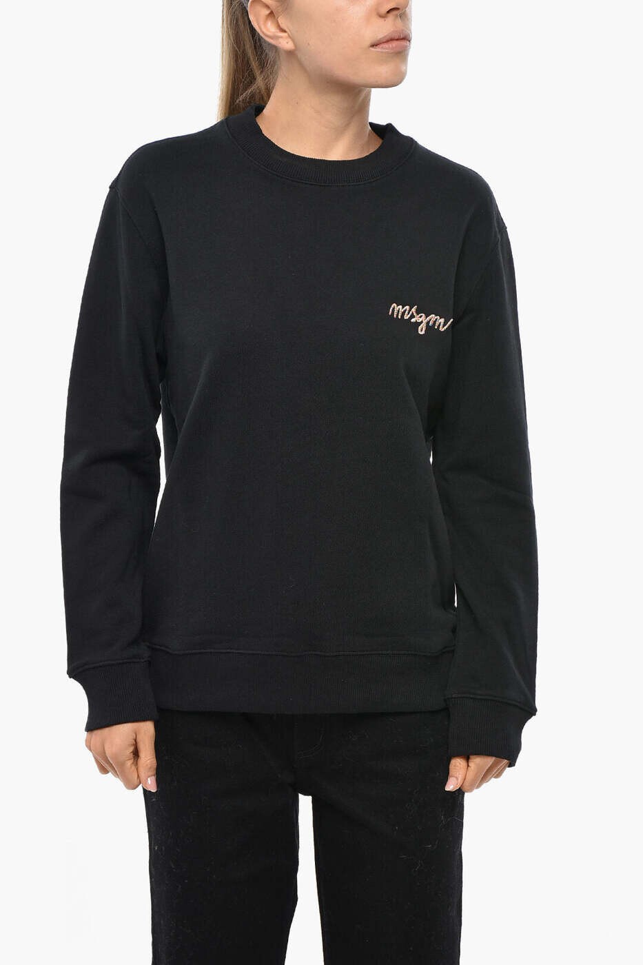 エムエスジーエム MSGM 調教師 レディース 黒いこと Sweatshirts 3441MDM543 237000 99 関税 貨物輸送無料 dk