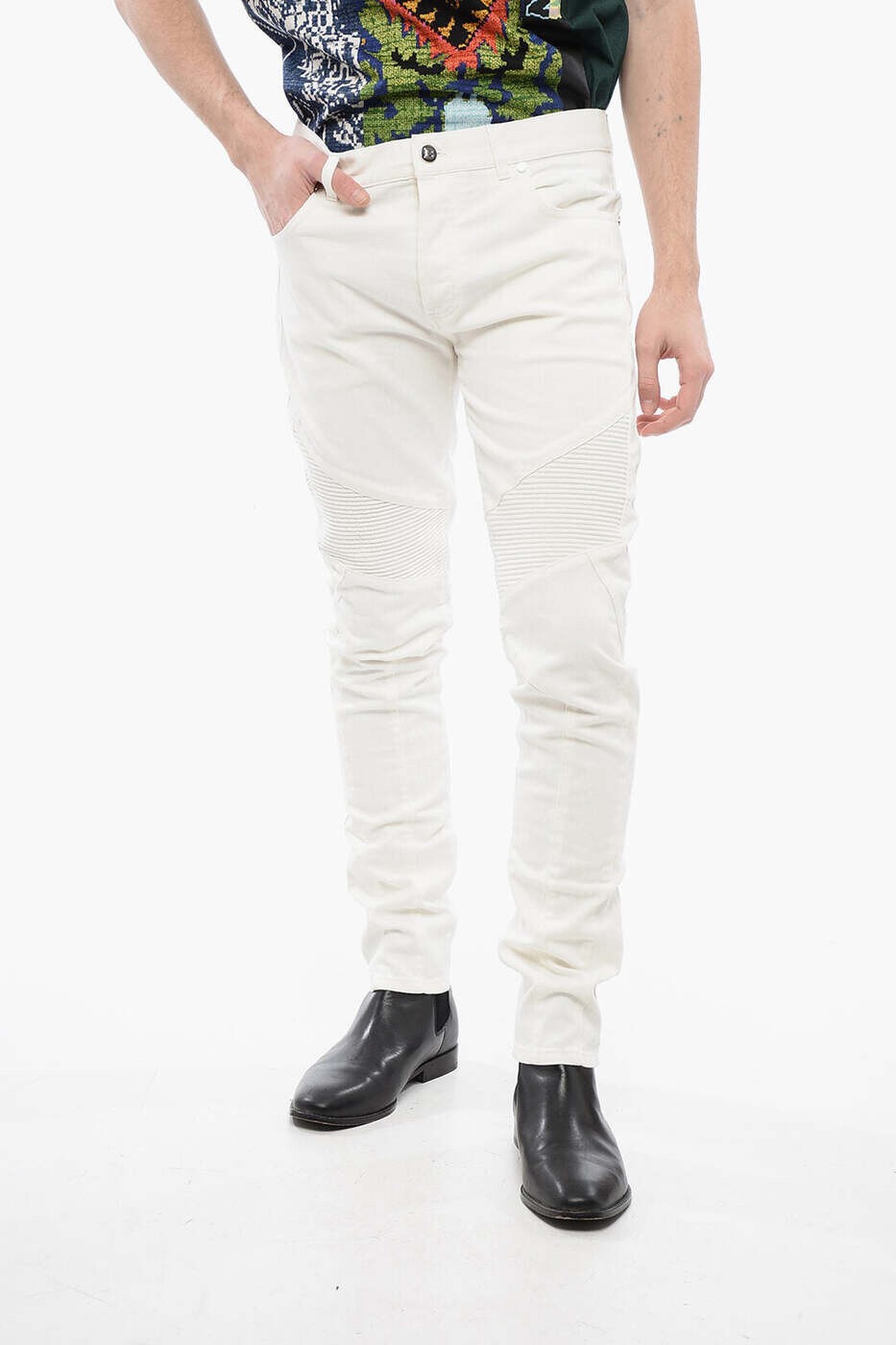 バルマン BALMAIN デニム メンズ ホワイト Jeans XH1MH075DB93 0FA 関税 送料無料 dk|BRANDSHOP「il Tesoro」