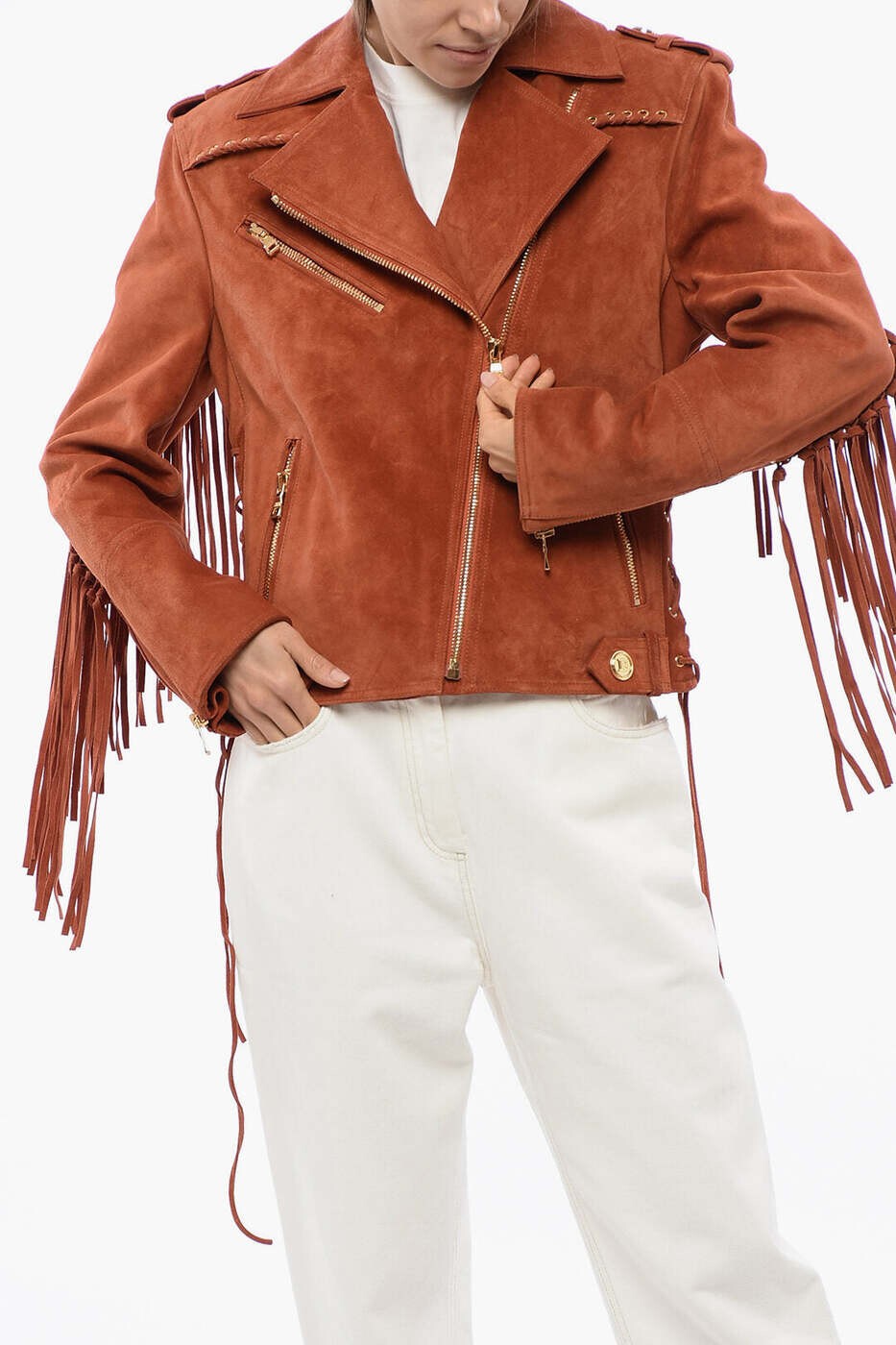 バルマン BALMAIN 背広上衣 背広 上衣 レディース オレンジ色 Suit Jackets XF2TD070LB13 KBI 関税 貨物輸送無料 dk
