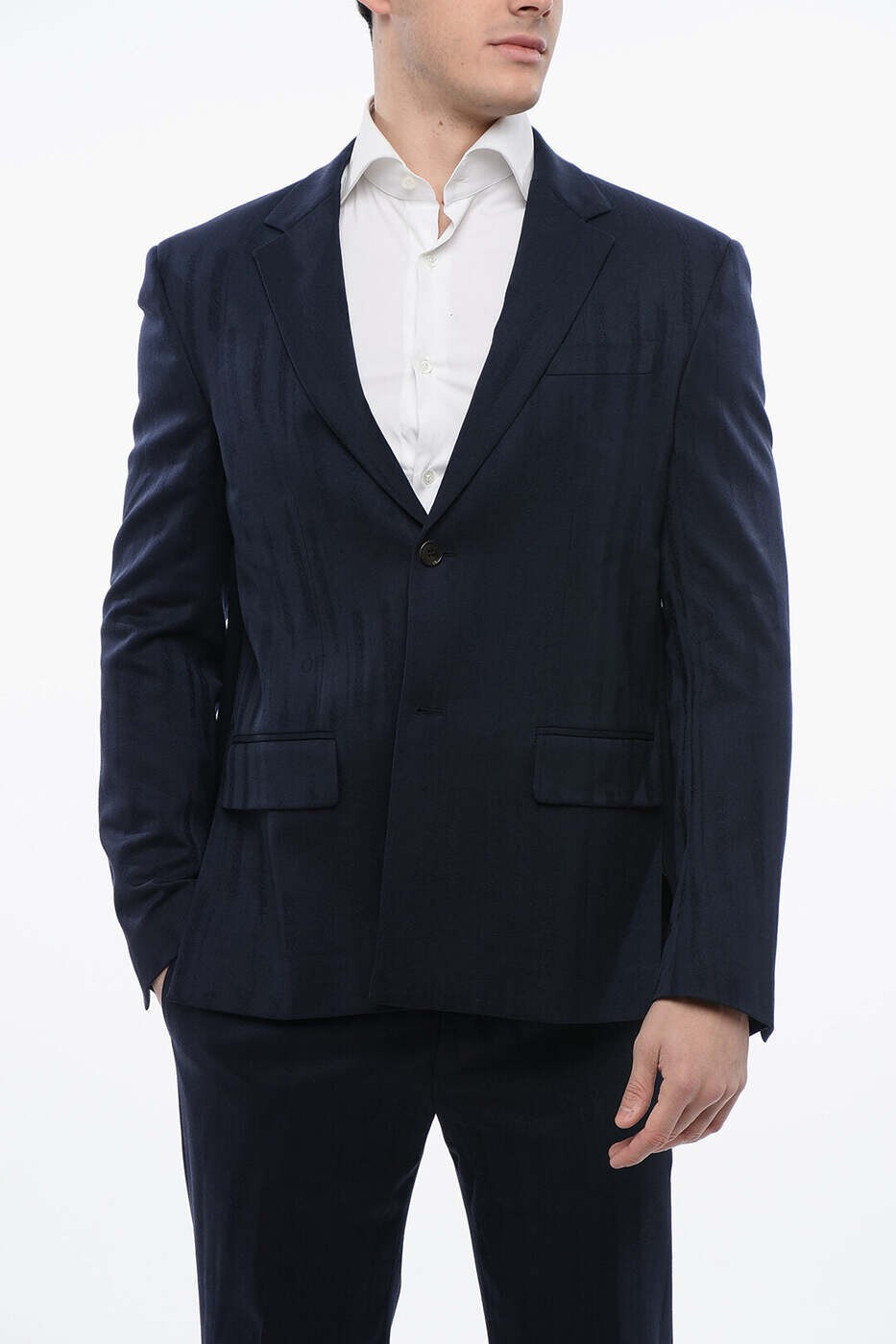 象牙色 OFF WHITE フォーマル 背広 メンズ 青碧 Formal Outfits OMEN077F23 FAB001 4700 関税 貨物輸送無料 dk
