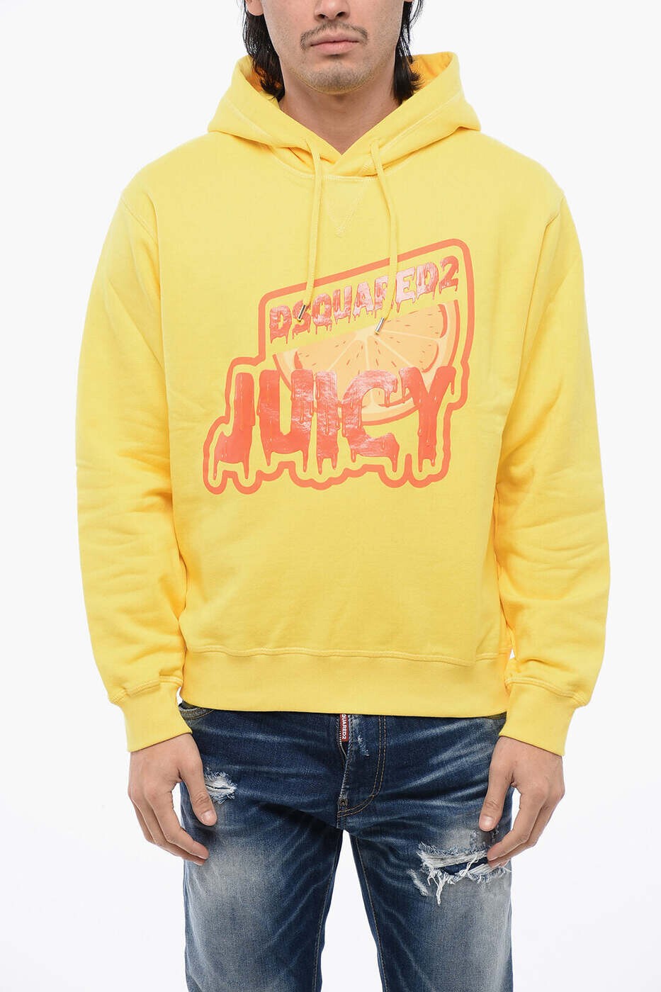 ディースクエアード DSQUARED2 スウェットシャツ トレーナー メンズ イエロー Sweatshirts S74GU0779 S25551 173 関税 送料無料 dk|BRANDSHOP「il Tesoro」