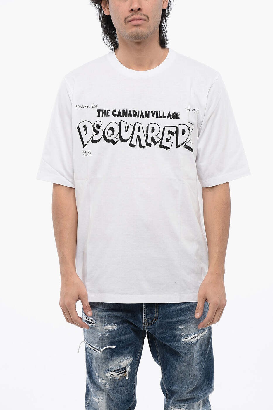 ディースクエアード DSQUARED2 ティーシャツ メンズ 白いこと T-shirts S74GD1242 S23009 100 関税 貨物輸送無料 dk トップス-メンズファッション