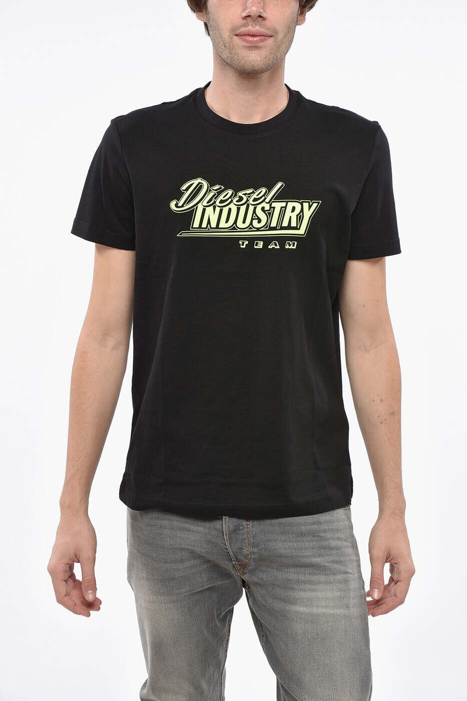 ディーゼル DIESEL プルオーバー メンズ 黒いこと T-shirts A02558 RPATI 9XX 関税 貨物輸送無料 dk
