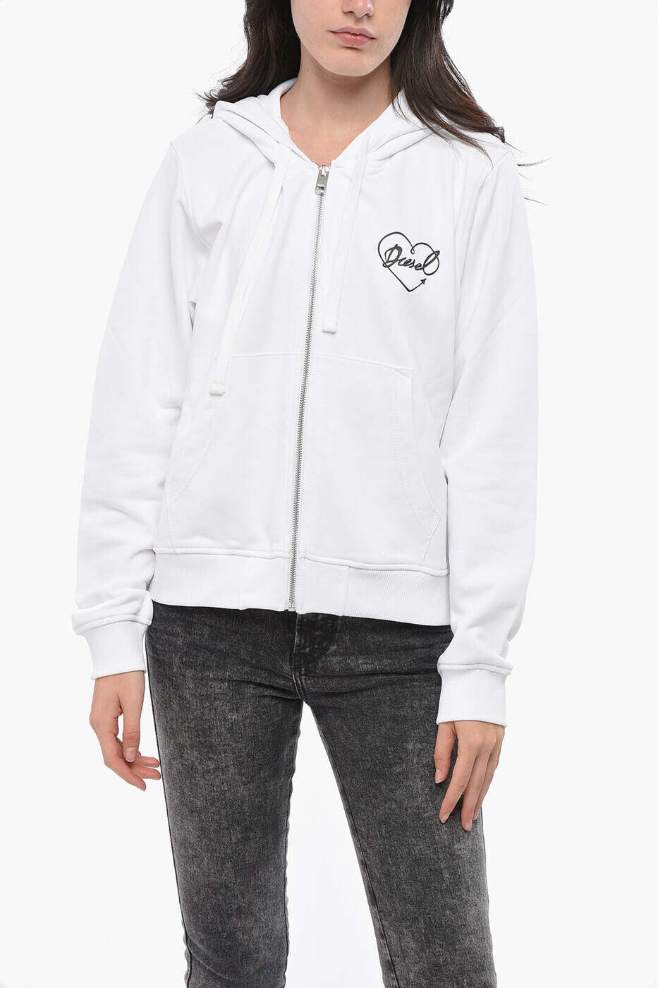 ディーゼル DIESEL 調教師 レディース 白いこと Sweatshirts A19711 RNCKL 100 関税 貨物輸送無料 dk