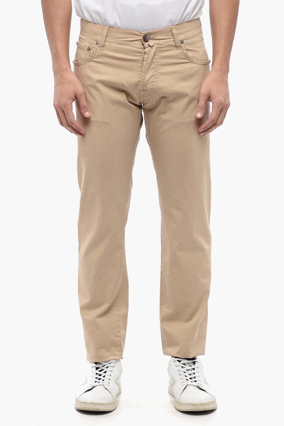コルネリアーニ CORNELIANI ズボン パンツ メンズ ベージュ Trousers 734JQ3_3120149 038 関税 送料無料 dk｜BRANDSHOP「il Tesoro」