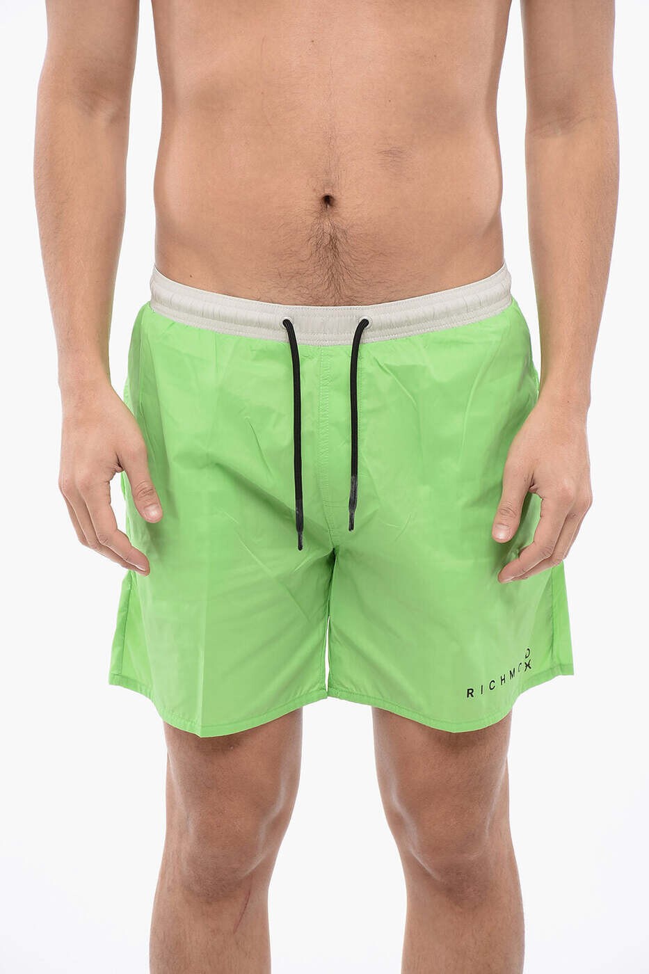 ジョンリッチモンド JOHN RICHMOND 水着 スイムウェア メンズ ホワイト Swimwear UMP24224COWASABI 関税 送料無料 dk｜BRANDSHOP「il Tesoro」