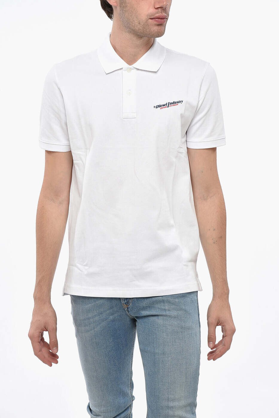 ディーゼル DIESEL ポロシャツ メンズ ホワイト Polo shirts A03860 RQIAH 100 関税 送料無料 dk｜BRANDSHOP「il Tesoro」