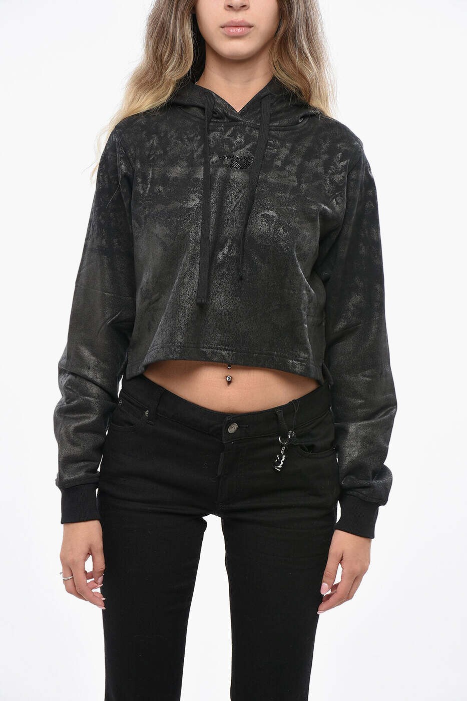 ディーゼル DIESEL 調教師 レディース 黒いこと Sweatshirts A17230 RHPAE 900 関税 貨物輸送無料 dk