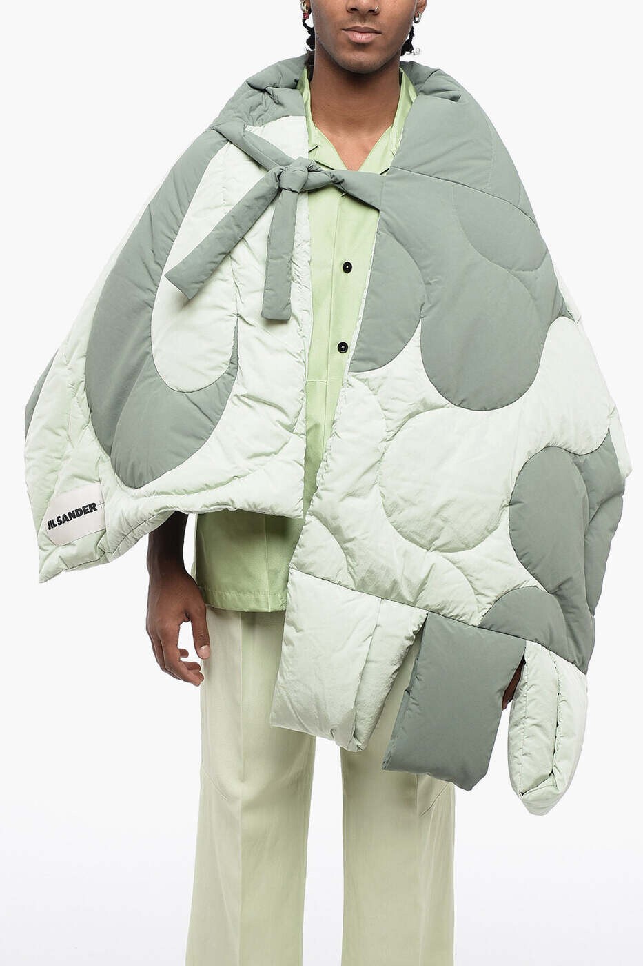 内鰓 サンダー JIL SANDER 先端技術付属物 流行り物小物 メンズ 緑であること Hi-Tech Accessories J47TE0103 JTN152 335 関税 貨物輸送無料 dk